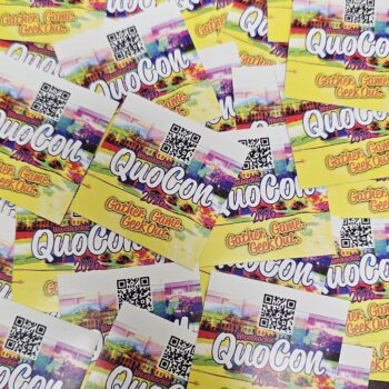 QuoCon 2x2 Square Sticker