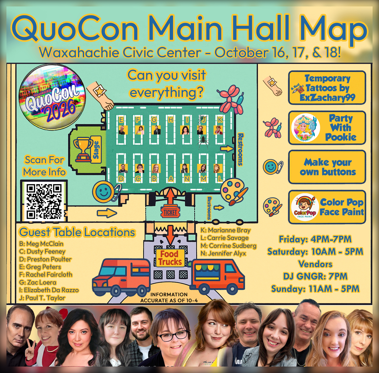 QuoCon 2026 Vendor Table Spaces